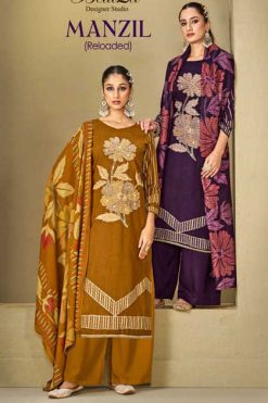 Belliza Manzil Viscose Salwar Suit Catalog 6 Pcs 247x371 - Surat Fabrics