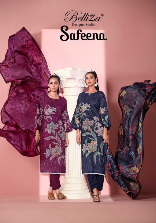 Belliza Safeena Cotton Salwar Suit Catalog 6 Pcs 1 510x725 - Belliza Safeena Cotton Salwar Suit Catalog 6 Pcs