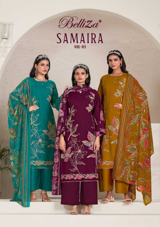 Belliza Samaira Vol 3 Viscose Salwar Suit Catalog 6 Pcs 1 510x725 - Belliza Samaira Vol 3 Viscose Salwar Suit Catalog 6 Pcs