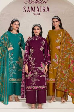 Belliza Samaira Vol 3 Viscose Salwar Suit Catalog 6 Pcs