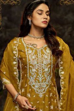 Bilqis B 138 A-D Organza Salwar Suit Catalog 4 Pcs