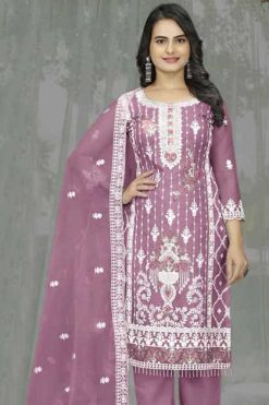 Bilqis B 156 A-D Organza Salwar Suit Catalog 4 Pcs