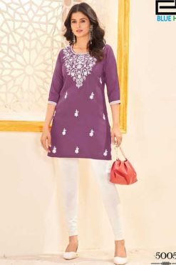 Blue Hills Amelia Vol 5 Rayon Kurti Catalog 7 Pcs