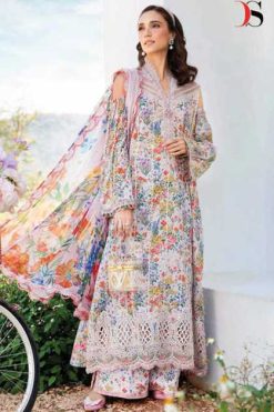 Deepsy M Print Spring Summer Vol 25 Chiffon Cotton Salwar Suit Catalog 8 Pcs