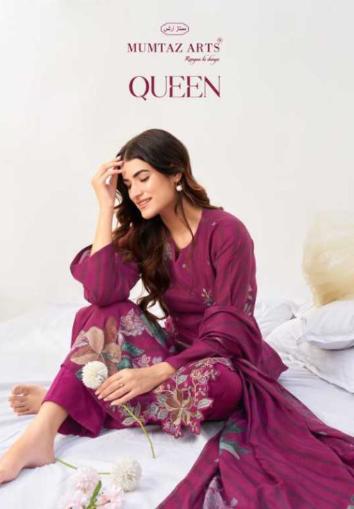 Mumtaz Arts Queen Viscose Salwar Suit Catalog 4 Pcs 1 510x733 - Mumtaz Arts Queen Viscose Salwar Suit Catalog 4 Pcs