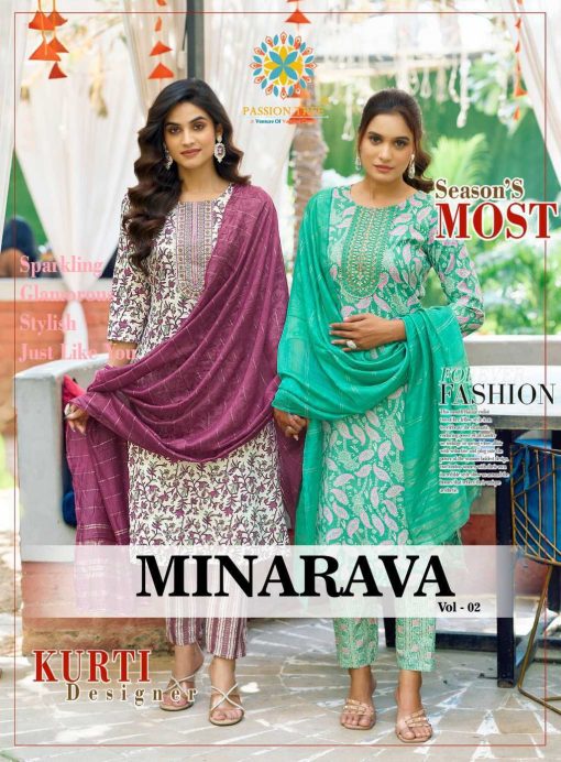 Passion Tree Minarva Vol 2 Kurti with Dupatta Bottom Fancy Catalog 9 Pcs 1 510x692 - Passion Tree Minarva Vol 2 Kurti with Dupatta Bottom Fancy Catalog 9 Pcs