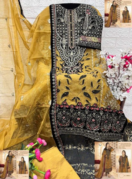 Shree Fabs K 1788 E H Organza Salwar Suit Catalog 4 Pcs 5 510x690 - Shree Fabs K 1788 E-H Organza Salwar Suit Catalog 4 Pcs