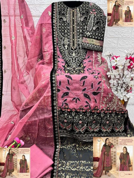 Shree Fabs K 1788 E H Organza Salwar Suit Catalog 4 Pcs 7 510x677 - Shree Fabs K 1788 E-H Organza Salwar Suit Catalog 4 Pcs