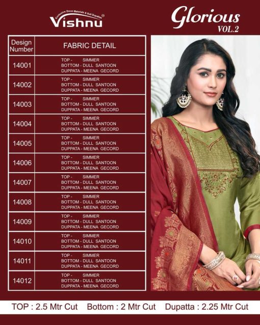 Vishnu Glorious Vol 2 Fancy Salwar Suit Catalog 12 Pcs 13 510x638 - Vishnu Glorious Vol 2 Fancy Salwar Suit Catalog 12 Pcs