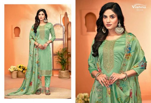 Vishnu Naseeb Vol 3 Silk Salwar Suit Catalog 8 Pcs 7 510x348 - Vishnu Naseeb Vol 3 Silk Salwar Suit Catalog 8 Pcs