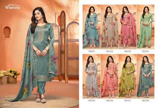 Vishnu Naseeb Vol 3 Silk Salwar Suit Catalog 8 Pcs 8 510x348 - Vishnu Naseeb Vol 3 Silk Salwar Suit Catalog 8 Pcs