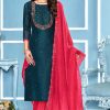 Vishnu Saira Silk Salwar Suit Catalog 12 Pcs