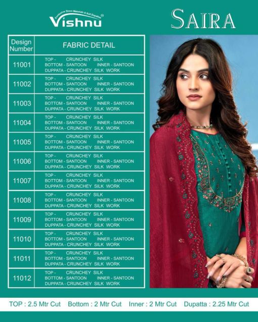 Vishnu Saira Silk Salwar Suit Catalog 12 Pcs 13 510x638 - Vishnu Saira Silk Salwar Suit Catalog 12 Pcs