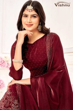 Vishnu Zarkan Fancy Salwar Suit Catalog 12 Pcs